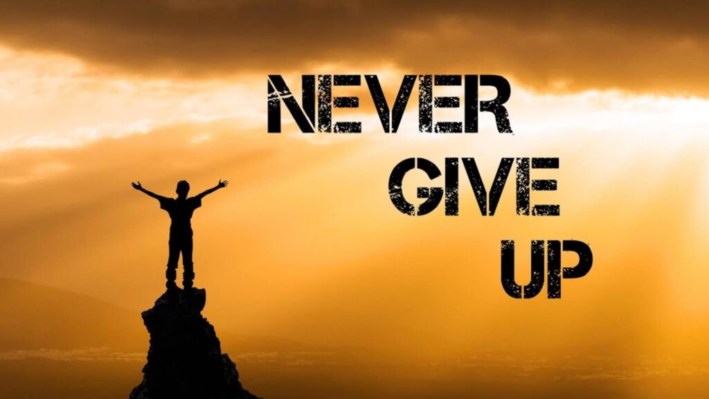 bible verses about not giving up